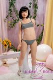 J-cute doll 133cm AA-cup AGD19 head sex doll full silicone material