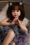 AXB Doll 100cm  AA-cup GB02 Head with realistic body makeup TPE head+TPE body