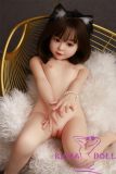 AXB Doll 100cm  AA-cup GB02 Head with realistic body makeup TPE head+TPE body