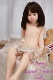 AXB Doll 88cm  AA-cup GA01 Head with realistic body makeup TPE head+TPE body