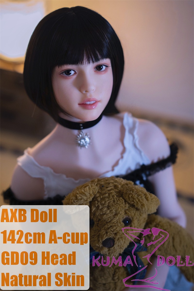 AXB Doll Full Silicone Material Love Doll 142cm A-cup with GD09 Head  realistic body makeup