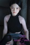 AXB Doll Full Silicone Material Love Doll 142cm A-cup with GD13 Head  realistic body makeup