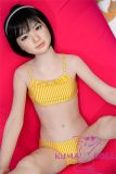 J-cute doll 137cm A-cup AGD07 head sex doll full silicone material in Yellow Bikini