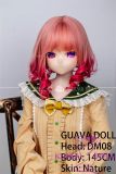 Guavadoll 145cm B-cup head DM08 head Vinyl (PVC) head + TPE body 1:1 life-size love doll Pink Hair