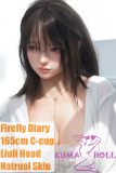 Firefly Diary 165cm C-cup Liuli Head Full Silicone Sex Doll With Body Make-up Playing Piano