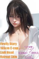 Firefly Diary 165cm C-cup Liuli Head Full Silicone Sex Doll With Body Make-up Playing Piano