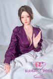 SHEDOLL Lolita type 158cm/5ft2 C-cup #22花音（Huayin）head love doll body material customizable in Purple Dress