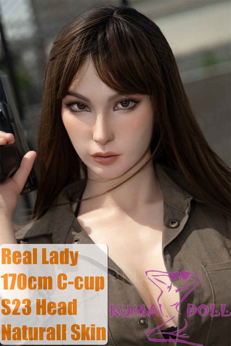 Real Lady Full Silicone Sex Doll 170cm/5ft6 C-cup Natural Skin S23 head Catlin