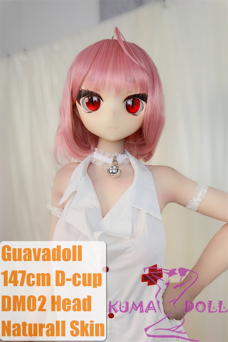 Guavadoll  147cm D-cup head DM02 head Vinyl (PVC) head + TPE body 1:1 life-size love doll Pink Hair
