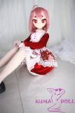 GUAVADOLL Anime Doll Soft vinyl head+TPE body 132cm DM02 head Pink Hair