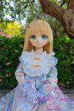 GUAVADOLL Anime Doll Soft vinyl head+TPE body 136cm DM02 head in Blue Lolita Dress