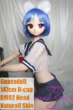 Guavadoll  147cm D-cup head DM02 head Vinyl (PVC) head + TPE body 1:1 life-size love doll Blue Hair