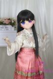 GUAVADOLL Anime Doll Soft vinyl head+TPE body 136cm DM02 head with Blue Hair in hanfu