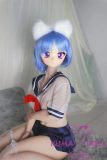 Guavadoll  147cm D-cup head DM02 head Vinyl (PVC) head + TPE body 1:1 life-size love doll Blue Hair