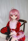 GUAVADOLL Anime Doll Soft vinyl head+TPE body 132cm DM02 head Pink Hair