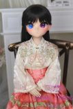 GUAVADOLL Anime Doll Soft vinyl head+TPE body 136cm DM02 head with Blue Hair in hanfu