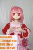 GUAVADOLL Anime Doll Soft vinyl head+TPE body 132cm DM02 head Pink Hair