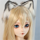 GUAVADOLL Anime Doll Soft vinyl head+TPE body 136cm DM02 head with Blue Hair in Casual Wear