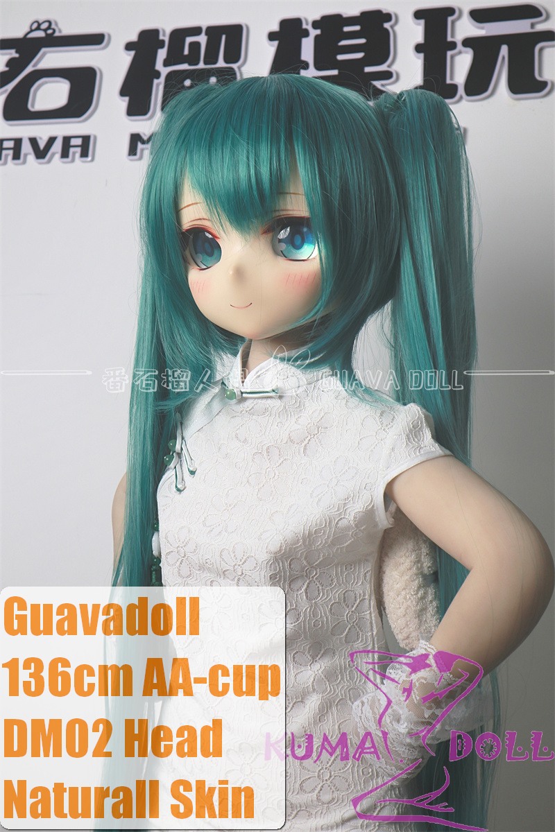 GUAVADOLL Anime Doll Soft vinyl head+TPE body 136cm DM02 head COSPLAY Hatsune Miku