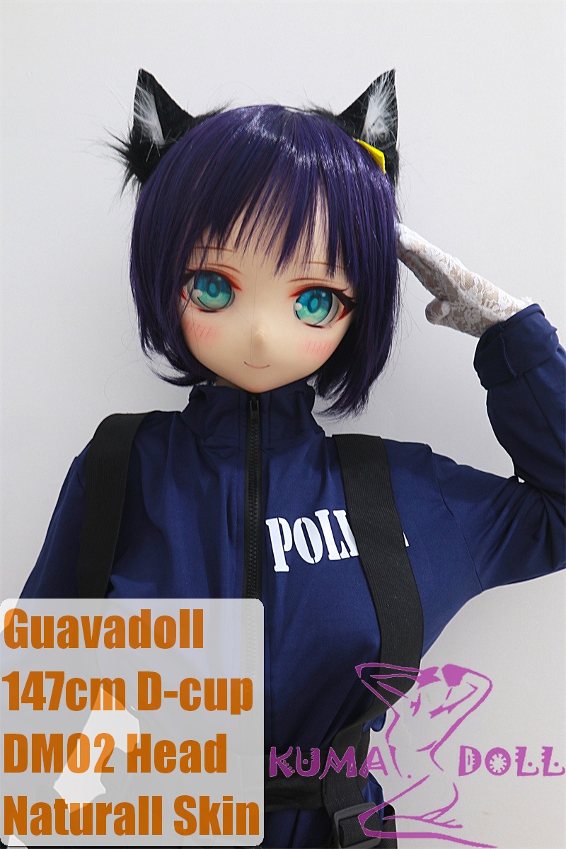 Guavadoll  147cm D-cup head DM02 head Vinyl (PVC) head + TPE body 1:1 life-size love doll Investigator Catgirl