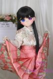 GUAVADOLL Anime Doll Soft vinyl head+TPE body 136cm DM02 head with Blue Hair in hanfu