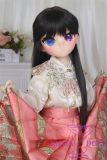 GUAVADOLL Anime Doll Soft vinyl head+TPE body 136cm DM02 head with Blue Hair in hanfu