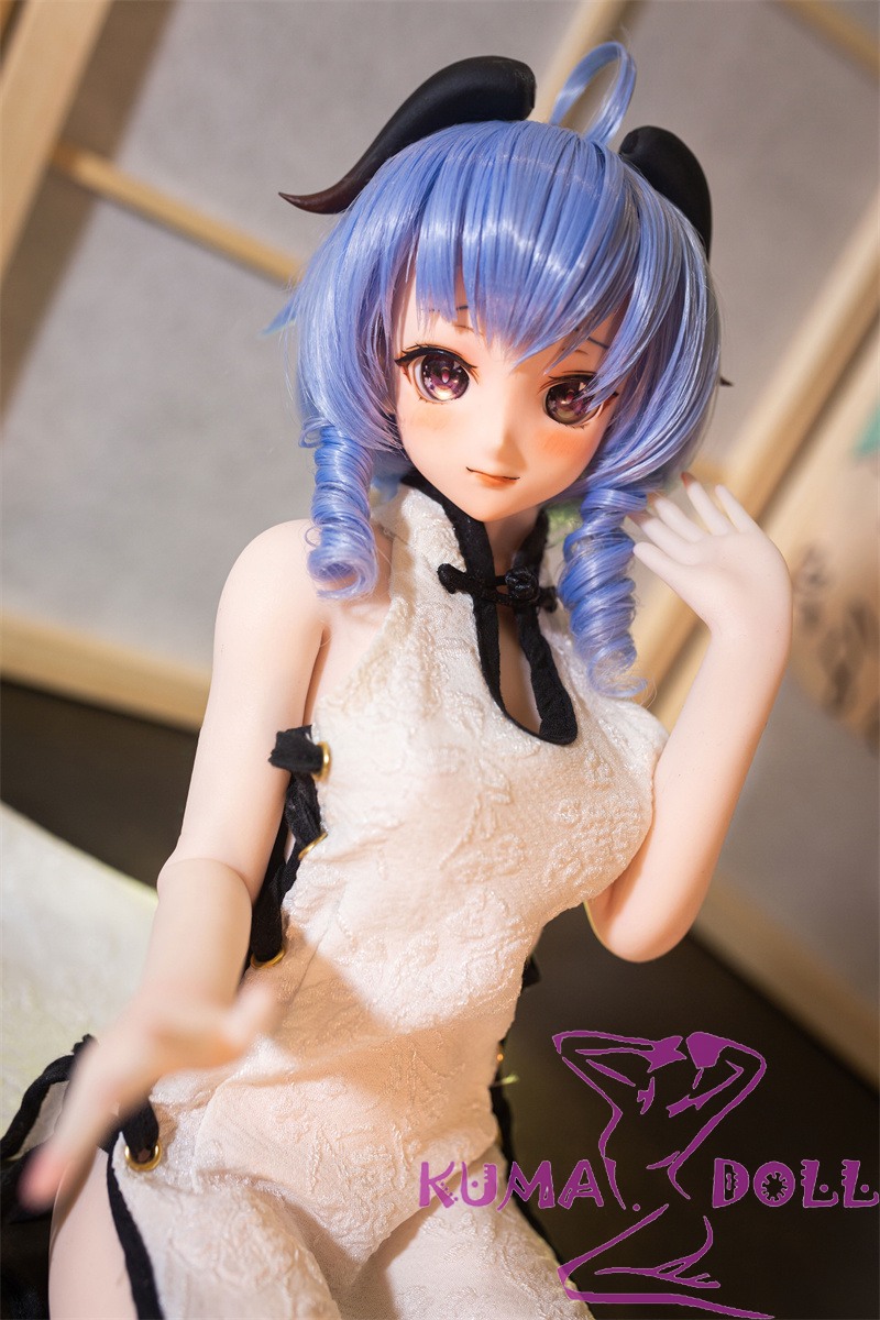 Mini doll sexable Ganyu from Genshin Impact 60cm/2ft normal breast silicone costume selectable