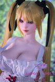 Mini doll sexable 60cm/2ft big breast silicone Marie Rose head  from Dead or Alive 5 Ultimate costume selectable Bathrobe