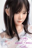 Firefly Diary 161cm A-cup Lisen Head Full Silicone Sex Doll With Body Make-up in White Bikini