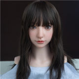 Firefly Diary 151cm A-cup Nanako Head Full Silicone Sex Doll With Body Make-up in Black Bikini