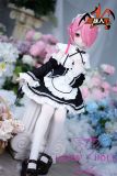 [Discontinued] MOZU DOLL 85cm Ram Soft vinyl head from Re: Life in a Different World from Zero with light weight TPE body easy to store and use (body material selectable)