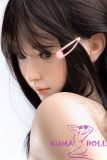 Firefly Diary 161cm A-cup Lisen Head Full Silicone Sex Doll With Body Make-up in White Bikini