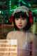 J-cute Doll Full Silicone Love Doll 149cm/4ft9 A-cup with Silicone Head AGD01 with new body makeup White Bikini