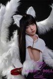 Sino Doll Soft-Max 84cm Torso Silicone Sex Doll with Head S45 only 25kg in White Dress