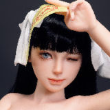 Sino Doll Soft-Max 84cm Torso Silicone Sex Doll with Head S45 only 25kg in White Dress
