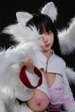 Sino Doll Soft-Max 84cm Torso Silicone Sex Doll with Head S45 only 25kg in White Dress