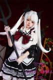 SHEDOLL Lolita type #20朵朵（Duoduo） head 148cm/4ft9 D-cup love doll body material customizable with White Twin Tails