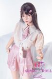SHEDOLL Lolita type #3洛小夕 (Luoxiaoxi)  head 148cm/4ft9 D-cup love doll body material customizable in Pink Plaid Skirt
