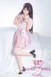 SHEDOLL Lolita type #3洛小夕 (Luoxiaoxi)  head 148cm/4ft9 D-cup love doll body material customizable in Pink Plaid Skirt