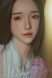 SHEDOLL Lolita type 158cm/5ft2 C-cup #14楚琳 (Chulin) head love doll body material customizable  in Green Chinese Traditional Dress