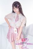SHEDOLL Lolita type #3洛小夕 (Luoxiaoxi)  head 148cm/4ft9 D-cup love doll body material customizable in Pink Plaid Skirt