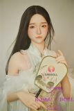 SHEDOLL Lolita type 158cm/5ft2 C-cup #14楚琳 (Chulin) head love doll body material customizable  in Green Chinese Traditional Dress