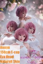 Houyu 150cm Eva Houyu & RZRDOLL collaboration product life-size full silicone love doll in White Backless Sweater