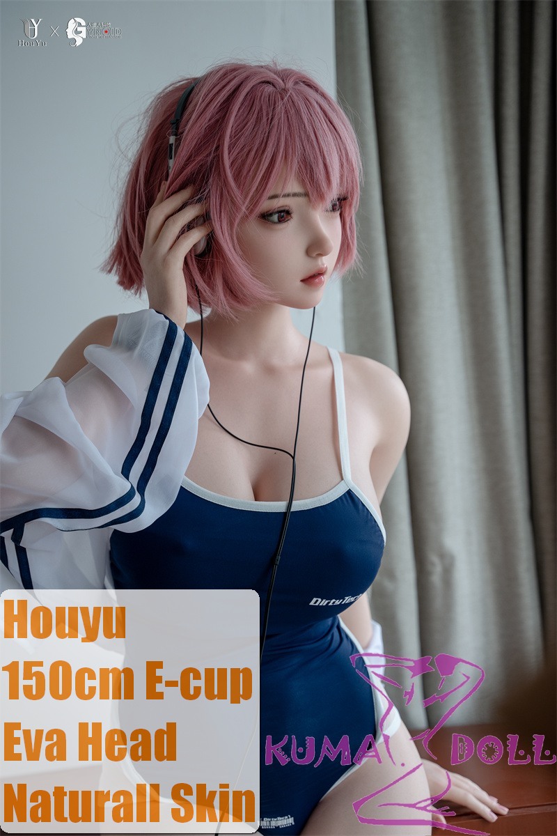 Houyu 150cm Eva Houyu & RZRDOLL collaboration product life-size full silicone love doll in Blue Swimsuit