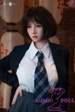 Houyu 150cm Elle Houyu & RZRDOLL collaboration product life-size full silicone love doll in Suit Sitting at Work