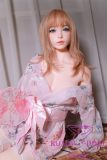 BQDOLL 162cm C-cup B3 Head Full Silicone Sex Dolls in Pink Kimono