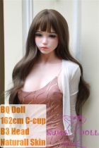 BQDOLL 162cm C-cup B3 Head Full Silicone Sex Dolls in Red Bodycon Dress