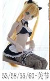 Mini doll sexable 60cm/2ft new big breast E60 silicone Hoshii Miki head from The Idolmaster costume selectable