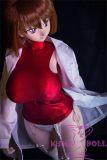 Mini doll sexable 60cm/2ft new big breast E60 silicone 60cm Anime Doll Cosplaying as Ai Haibara from Detective Conan