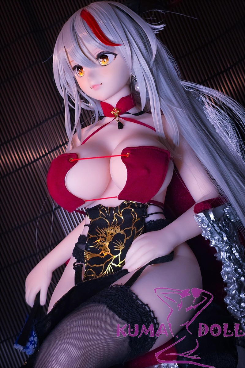 Mini doll sexable 60cm/2ft new big breast E60 silicone Cosplaying as Agnès from Azur Lane